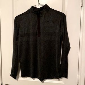 Black Nike Half-Zip Golf Top